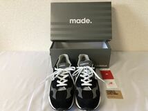 80 未使用品 NEW BALANCE M992EB BLACK 黒 ニューバランス スニーカー ブラック 26.5cm_画像1