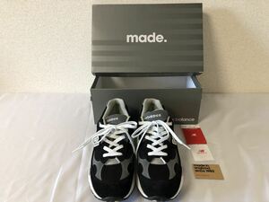 80 не использовался товар NEW BALANCE M992EB BLACK чёрный New balance спортивные туфли черный 26.5cm