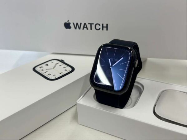 ☆即決 美品 ケア+ Apple Watch series7 Edition ブラックチタニウム Titanium 45mm アップルウォッチ Cellular エディション チタン 926