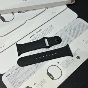 ☆即決 Apple Watch HERMES 黒 エルメス 限定 ブラックスポーツバンド 41mm 40mm 38mm 正規品 純正 アップルウォッチ 希少 887の画像2