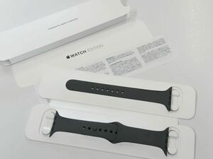 ☆即決 希少 Apple Watch Edition 付属 ダークグレー スポーツバンド 45mm 44mm チタニウム グレイ アップルウォッチ 929