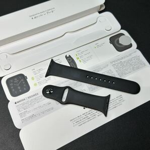 ☆即決 Apple Watch HERMES 黒 エルメス 限定 ブラックスポーツバンド 45mm 44mm 42mm 正規品 純正 アップルウォッチ 希少 830の画像2