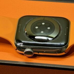 ★即決 ケア+ 美品 Apple Watch series7 HERMES 45mm アップルウォッチ エルメス GPS+Cellular シルバーステンレス シリーズ7 843の画像7