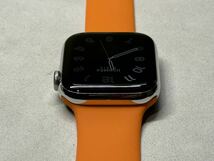 ☆即決 美品 Apple Watch series6 HERMES 44mm アップルウォッチ エルメス GPS+Cellular シルバーステンレス シリーズ6 876_画像5