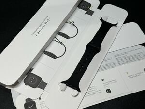 ☆即決 Apple Watch HERMES 黒 エルメス 限定 ブラックスポーツバンド 41mm 40mm 38mm 正規品 純正 アップルウォッチ 希少 887