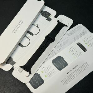 ☆即決 美品 Apple Watch HERMES 黒 エルメス 限定 ブラックスポーツバンド 45mm 44mm 42mm 正規品 純正 アップルウォッチ 希少 916