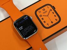 ☆即決 ケア+ 美品 100% Apple Watch series9 HERMES 41mm アップルウォッチ エルメス GPS+Cellular シルバーステンレス シリーズ9 917_画像8