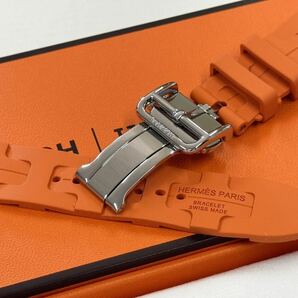 ☆即決 未使用 希少 Series9 キリム Apple Watch Hermes 40mm 41mm オレンジ シンプルトゥールストラップ アップルウォッチ エルメス 918