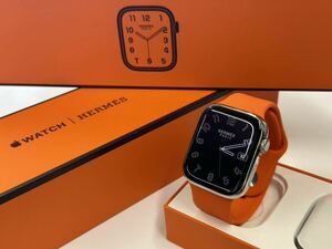 ★即決 美品 Apple Watch series7 HERMES 45mm アップルウォッチ エルメス GPS+Cellular シルバーステンレス シリーズ7 911