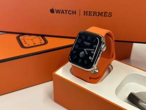 ☆即決 美品 バッテリー100％ Apple watch エルメス シリーズ4 アップルウォッチ HERMES Series4 40mm ステンレス GPS+Cellularモデル 943