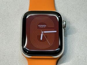 ☆即決 美品 Apple watch エルメス シリーズ5 アップルウォッチ HERMES Series5 40mm ステンレス GPS+Cellular 960