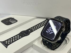 ☆即決 バッテリー99% グラファイトステンレス Apple Watch 最新 series9 45mm アップルウォッチ GPS+Cellular シリーズ9 NIKE 982