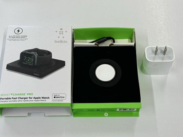 即決 Belkin BOOST↑CHARGE PRO Portable Fast Charger for Apple Watch 充電器 充電ドック 016