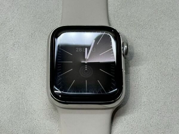 ☆即決 美品 Apple watch Series6 40mm シルバーステンレス GPS+Cellular アップルウォッチ シリーズ6 018
