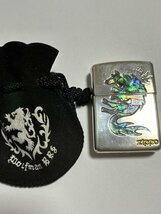 本体のみ　2010年　アーマー　ARMOR　狼　ウルフ　シルバー１０M　ZIPPO　USED_画像1