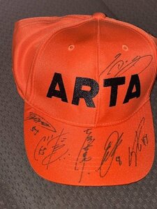 ARTA　オートバックス　レーシングチーム　キャップ　帽子　used 良品　複数名サインあり