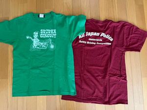 バイク　ポリス　警察　古着　半袖Tシャツ Lサイズ　送料無料