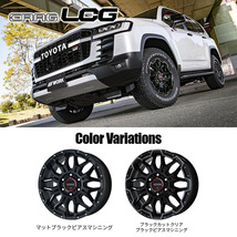 WORK CRAG LCG 18x8.0J 6/139.7 +52 MBKPM 新品ホイール1本価格 1本から送料無料 ワーク 18インチ_画像2