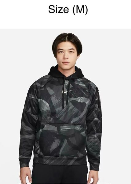 (新品)NIKE ナイキ Therma-FIT メンズ オールオーバー カモ フィットネスパーカー