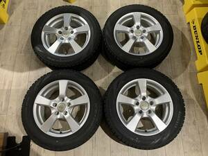 【2309059】スタッドレス GRASS 16インチ 6.5J +43 PCD114.3 5H + PRELLI 205/60R16 2020年 ノア ヴォクシー クラウン ステップワゴン 等