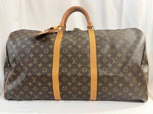 １円～　LOUIS VUITTON　ルイ・ヴィトン　キーポル６０　モノグラム　ボストンバック