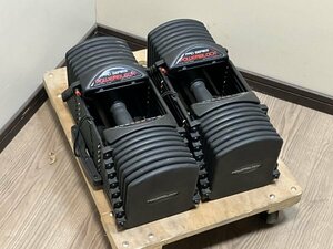 4536 POWERBLOCK パワーブロック 可変ダンベル PRO EXP 90LB ウレタンコート 27段階 片方最大41kg ペア 82kgセット 千葉県船橋市三咲