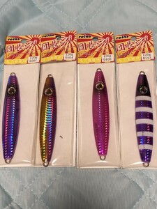 新品未使用 　ジグセット reins レインズ 団長ジグ　ヒラムーヴァー　4枚セット　120g　4本セット　太刀魚　根魚　同梱可　送料180円