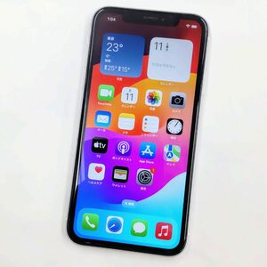 中古 iPhoneXR 128GB　MT0J2J/A ホワイト SIMフリー バッテリー86％ 判定〇