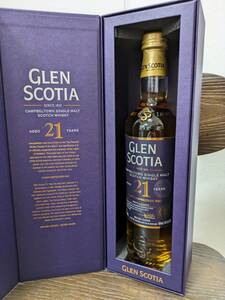 未開栓 GLEN SCOTIA グレンスコシア 21年 700ml 46度 スコッチ キャンベルタウン ウイスキー シングルモルト カンベルタウン ウィスキー