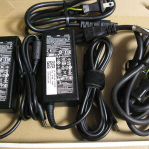 【2個セット】DELL 19.5V3.34A 65W 細ピンタイプ 外径約4.5ミリ電源 HA65NS5-00 LA65NS2-01 DA65NM111-00 など同等品の画像1