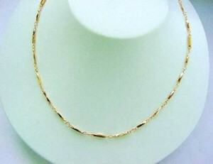  free shipping [ jewelry feeling ] magnetic necklace [ cut . Gold color ]