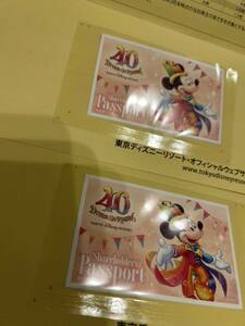 東京ディズニーリゾート パスポート2枚セット