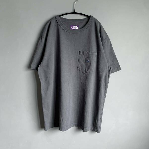 The North Face Purple Label ポケットTシャツナナミカ　ノースフェイス パープルレーベル nanamica グレー XL