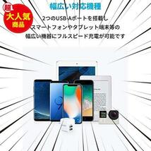 ★ホワイト★ 【2個セット】Anker PowerPort mini（USB充電器 12W 2ポート）【PSE技術基準適合/折りたたみ式プラグ/PowerIQ/超コンパクトサ_画像7