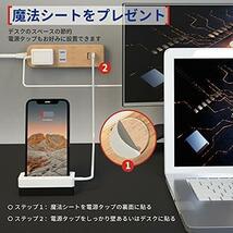 ★2M_木目調★ USBコンセント 延長コード 急速充電 電源タップ テーブルタップ おしゃれ PSE認証済 AC 2個口 USB 2ポート 外出 旅行_画像4