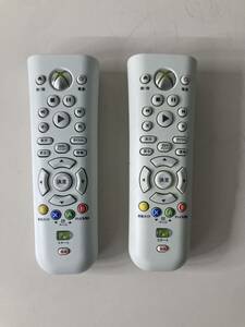 * almost unused XBOX 360 media remote control genuine products 2 piece set 