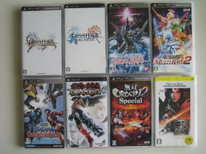 PSP soft различный 8 шт. комплект Final Fantasy металлический . Gundam Sengoku Sangokumusou 