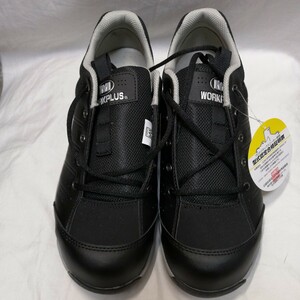  green safety . core entering sneakers 27.5cm Work plus work shoes MPN-301 black safety shoes 
