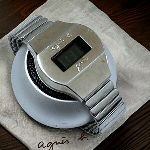 agnes b. / アニエスベー レディース　デジタル腕時計 稼働品
