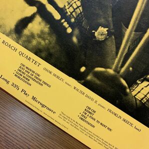 米OJC マックス・ローチ＆ハンク・モブレイ／Max Roach Qurtet featuring Hank Mobley／Debut／1953年の画像3