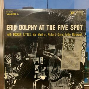エリック・ドルフィー大傑作 Eric Dolphy at the Five Spot／ブッカーリトル、マルウォルドロン／米OJC盤は今のうちに！シュリンク付き！