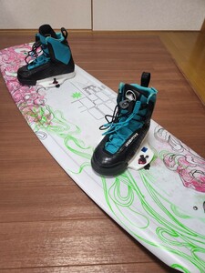  beautiful goods! liquid force wakeboard ( lady's ) set 