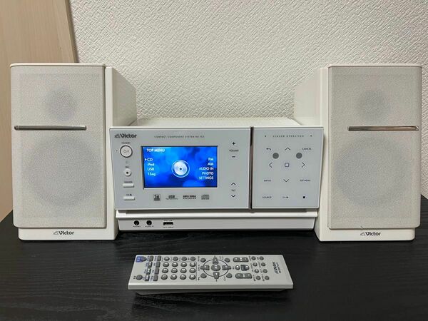 Victor CA-NXTC3（NX-TC3）CDコンポ USB、iPod、ワンセグTV対応、リモコン付き