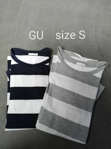 GU　ジーユー　半袖Ｔシャツ　メンズS ２枚セット