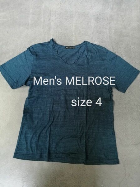 MEN'S MELROSE メンズメルローズ 半袖Ｔシャツ メンズ4（L）