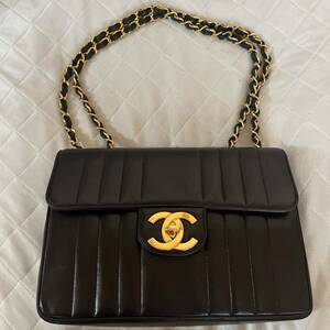 CHANEL シャネル マドモアゼル　ショルダー　デカマト　ココマーク　ゴールドチェーン　斜め掛け可能