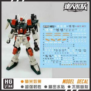 HG 1/144 GAT-X103 バスターガンダム用水転写式デカール