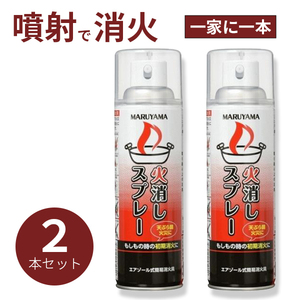 消化器 家庭用 消化器サポート 消火スプレー 家庭用消化器 防災セット 2本セット 火事対策 防災道具