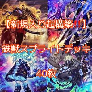 遊戯王【新規入り超構築！！】鉄獣スプライトデッキ４０枚