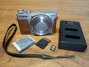 【SDカード+2口充電器付き】使用少ない未使用級 Canon PowerShot G9X MarkII